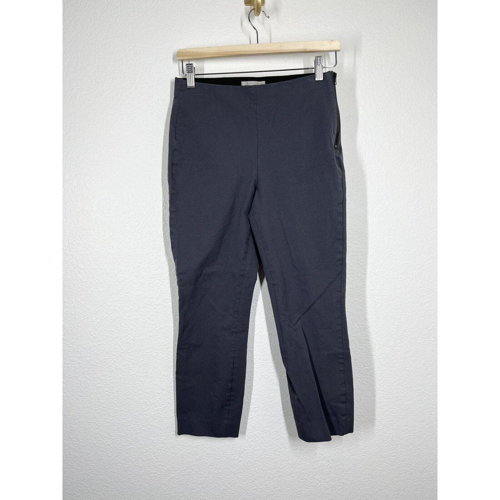 Everlane 6 Side Zip Cropped Pant Stretch Cotton - Picture 1 of 5
